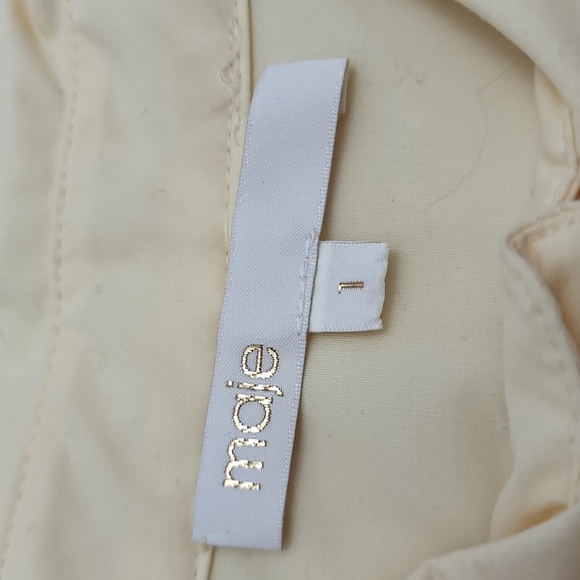 Maje yellow short sleeve shirt T1 - Picture 3 of 4